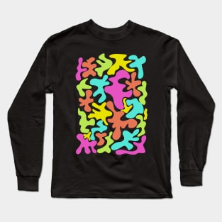 the colors , abstract pattern Long Sleeve T-Shirt